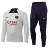 Paris Saint-Germain Quarter Zip Sweatshirts Anzüge Suit 2023-24 Weiße Für Herren